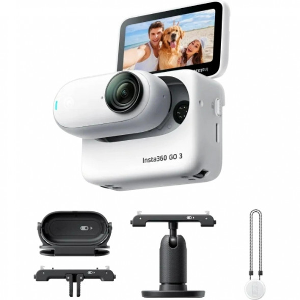 Экшн-камера Insta360 GO 3 Action Kit 64 GB, Arctic White в Чите