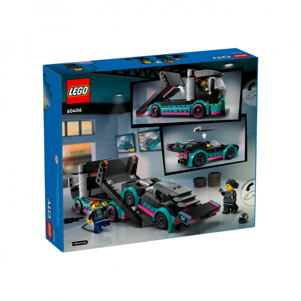 Конструктор LEGO City 60406 Гоночный автомобиль и автовоз в Чите