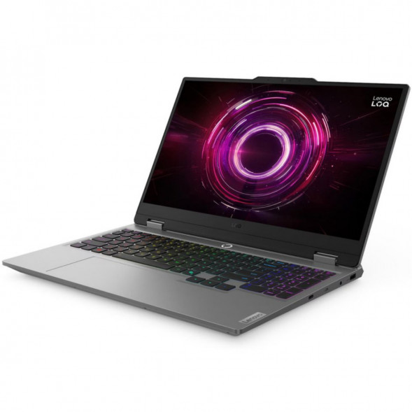 Ноутбук Lenovo LOQ 15AHP10 (83JG003DPB) (15.6&amp;quot;,  IPS, AMD Ryzen 5 220, 6 ядер, 16 ГБ DDR5, SSD 512 ГБ, NVIDIA GeForce RTX 5050 - 8 ГБ, без ОС), серый в Чите