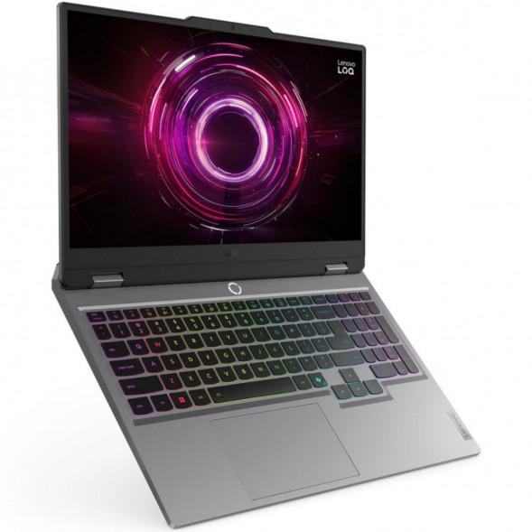 Ноутбук Lenovo LOQ 15AHP10 (83JG003DPB) (15.6&amp;quot;,  IPS, AMD Ryzen 5 220, 6 ядер, 16 ГБ DDR5, SSD 512 ГБ, NVIDIA GeForce RTX 5050 - 8 ГБ, без ОС), серый в Чите