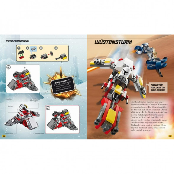 Книга и набор кубиков LEGO Star Wars Buch &amp;amp; Steine-Set Fur 8 einmalige Lego Modelle! в Чите