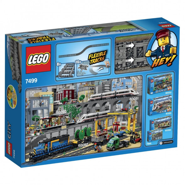 Конструктор LEGO City Trains 7499 Гибкие пути в Чите