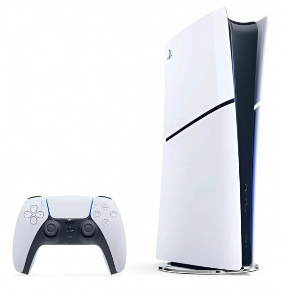 Игровая приставка Sony PlayStation 5 Slim 825 ГБ без дисковода, белый в Чите
