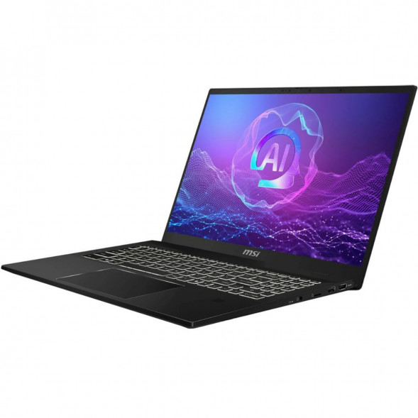 Ноутбук трансформер MSI Summit Pro 16 AI A2HVETG-085RU (16&amp;quot;, IPS, Intel Core Ultra 7 255H 2ГГц, 16 ядер, 32ГБ LPDDR5, 1ТБ SSD, NVIDIA GeForce RTX 4050 - 6 ГБ, Windows 11 Pro), черный в Чите
