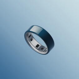 Умное кольцо Oura Ring 4 Ceramic (размер 11), Темная ночь/Midnight