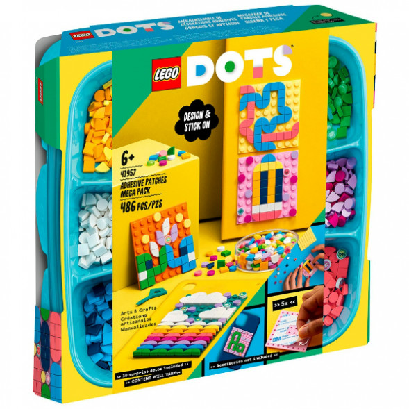 Конструктор LEGO DOTS 41957 Большой набор пластин-наклеек с тайлами в Чите