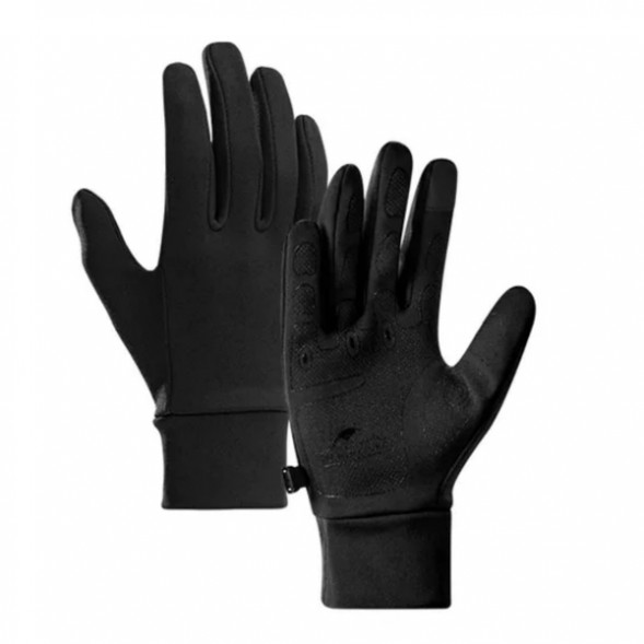 Перчатки сенсорные спортивные Naturehike Outdoor Full Touch GL10 (черный, L) в Чите