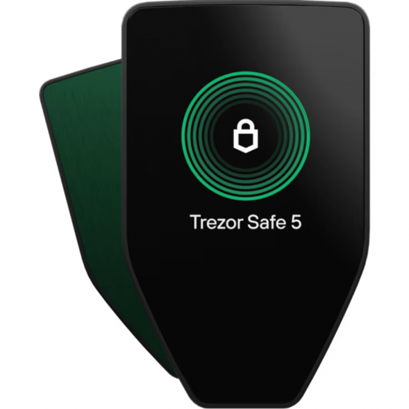 Аппаратный криптокошелек Trezor Safe 5, Green Beryl в Чите