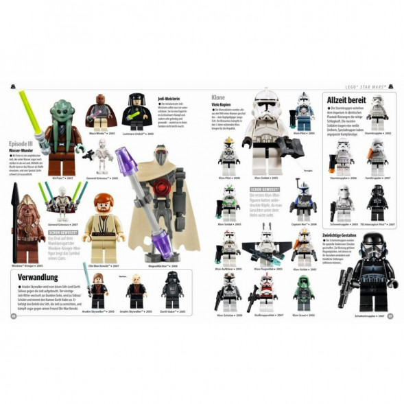 Книга и набор кубиков LEGO Star Wars: Lexikon der Figuren, Raumschiffe und Droiden в Чите