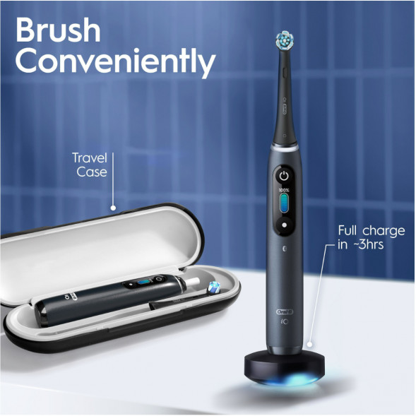 Электрическая зубная щетка Oral-B iO Series 8s, Black Onyx в Чите