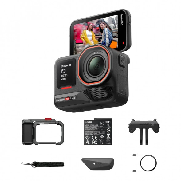 Экшн-камера Insta360 Ace Pro 2 Single Battery Xplorer Bundle, Gray в Чите