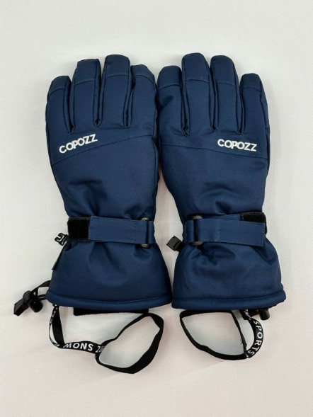 Перчатки горнолыжные сноубордические Copozz (синий, S) в Чите