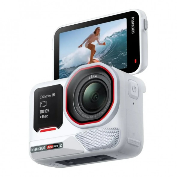 Экшн-камера Insta360 Ace Pro 2 Single Battery Xplorer Bundle, Arctic White в Чите