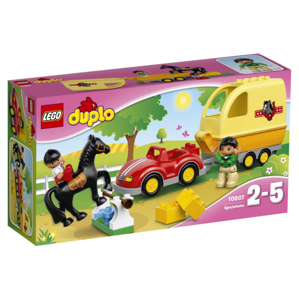 Конструктор LEGO DUPLO Town 10807 Трейлер для лошадок в Чите