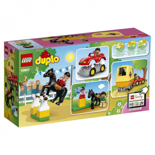 Конструктор LEGO DUPLO Town 10807 Трейлер для лошадок в Чите