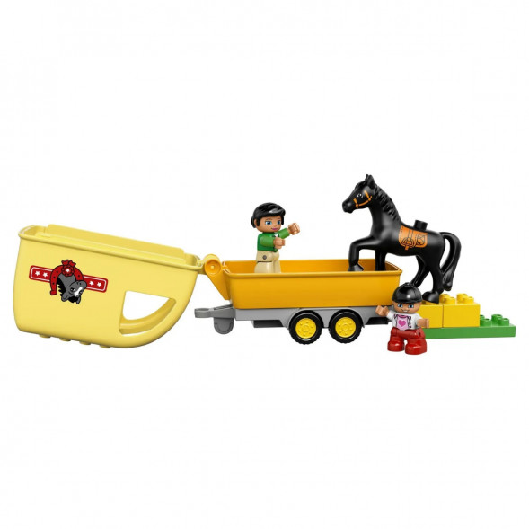 Конструктор LEGO DUPLO Town 10807 Трейлер для лошадок в Чите