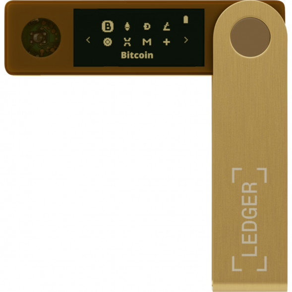 Аппаратный криптокошелек Ledger Nano X, Gold в Чите