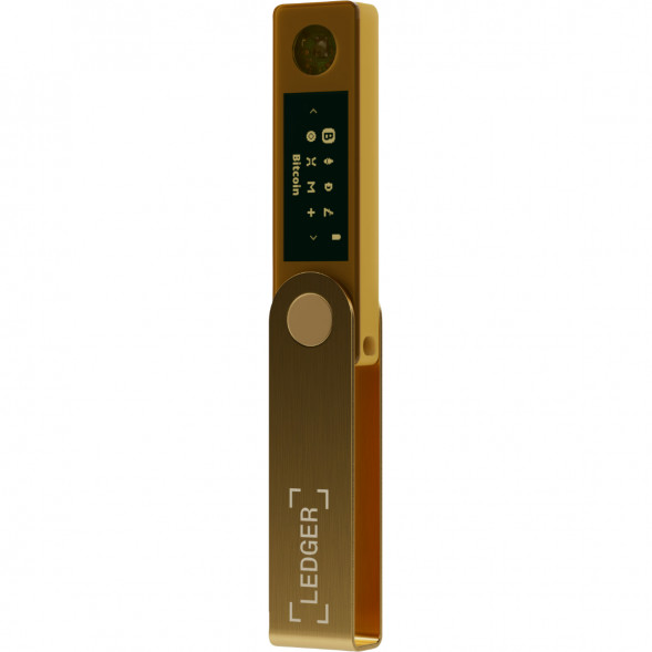 Аппаратный криптокошелек Ledger Nano X, Gold в Чите