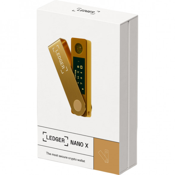 Аппаратный криптокошелек Ledger Nano X, Gold в Чите