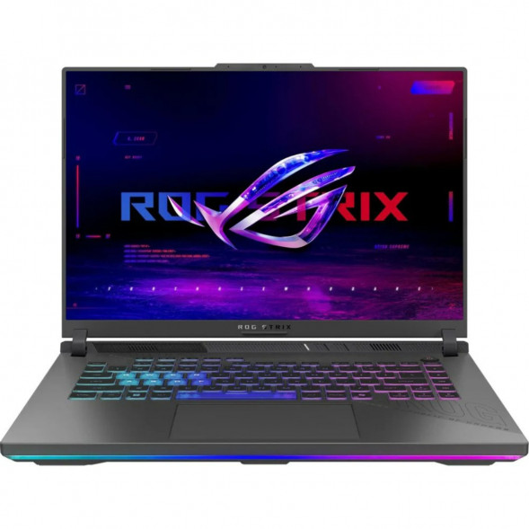 Ноутбук ASUS ROG Strix G16 G614PR-RV090 (16&amp;quot;, IPS, AMD Ryzen 9 8940HX 2.4ГГц, 16 ядер, 32ГБ DDR5, 1ТБ SSD, 	 NVIDIA GeForce RTX 5070 Ti - 12 ГБ, TGP 140Вт, без ОС), серый в Чите
