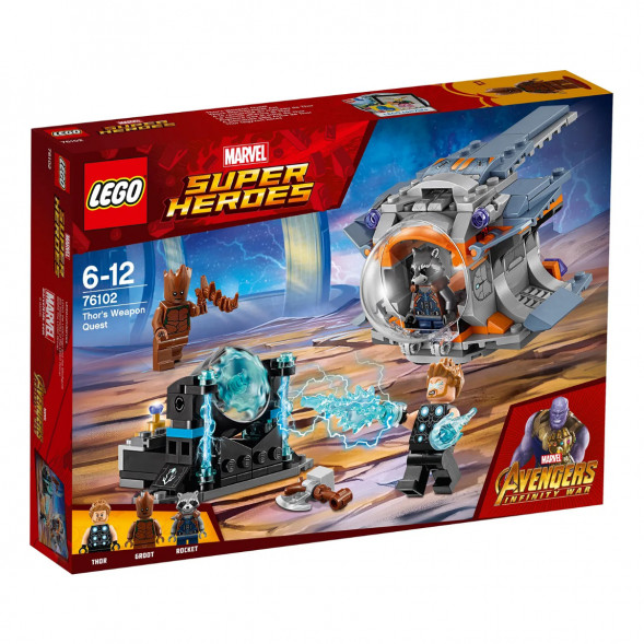 Конструктор LEGO Super Heroes 76102 Война бесконечности: В поисках оружия Тора в Чите