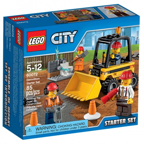Конструктор LEGO City 60072 Набор «Строительная команда» для начинающих в Чите