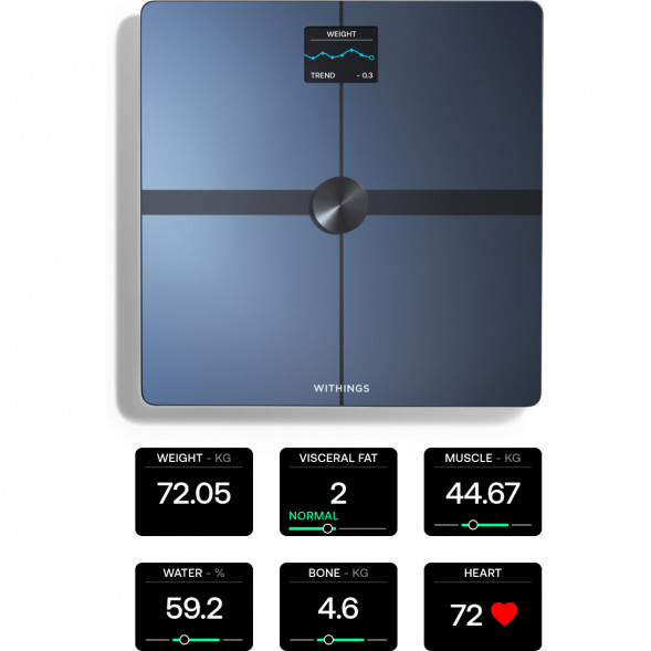 Умные весы Withings Body Smart Black (WBS13-BLACK-ALL-INTER) в Чите
