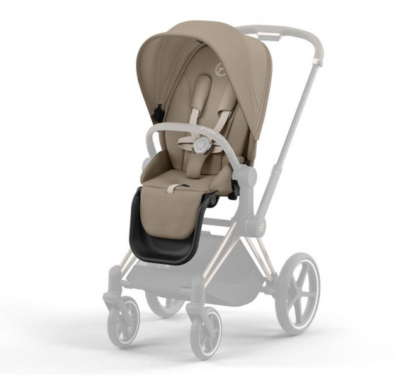 Коляска 2 в 1 Cybex Priam IV Cozy Beige, шасси Rosegold в Чите