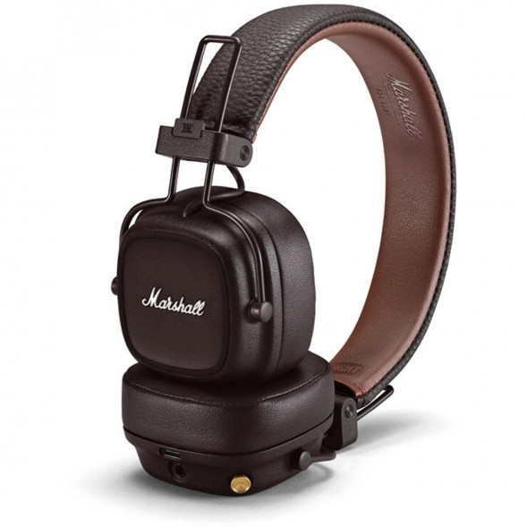 Беспроводные наушники Marshall Major IV, коричневый в Чите