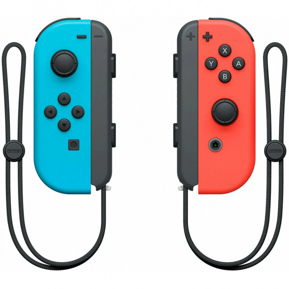 Игровая приставка Nintendo Switch OLED 64 ГБ, неоновый синий/неоновый красный в Чите