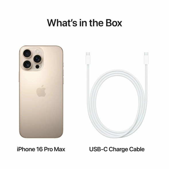 Смартфон Apple iPhone 16 Pro Max (nano SIM+eSIM) 256ГБ, Desert Titanium в Чите