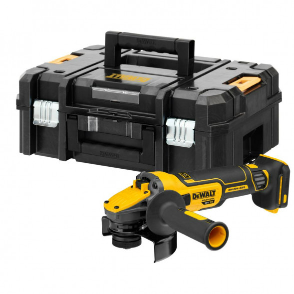 Аккумуляторная угловая шлифмашина DEWALT DCG409NT, без АКБ и ЗУ, в кейсе TSTAK в Чите