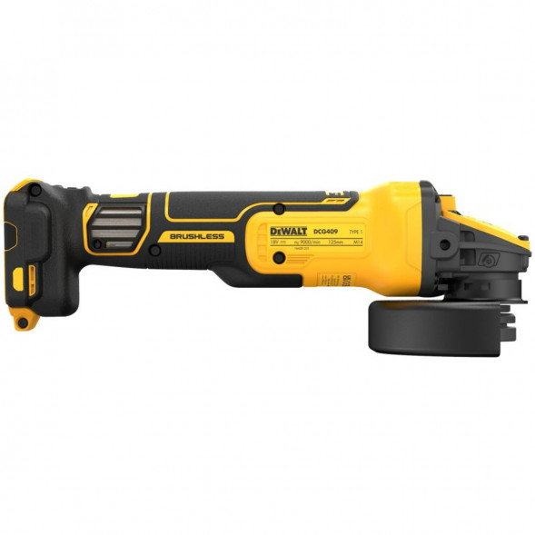 Аккумуляторная угловая шлифмашина DEWALT DCG409NT, без АКБ и ЗУ, в кейсе TSTAK в Чите