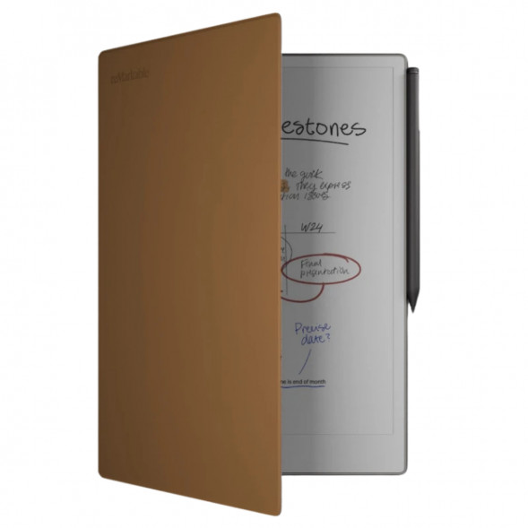 Чехол-книжка reMarkable Book Folio Premium Leather для reMarkable Pro, коричневый в Чите