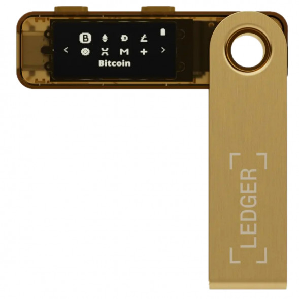 Криптокошелек Ledger Nano S Plus 1 шт., золотой в Чите