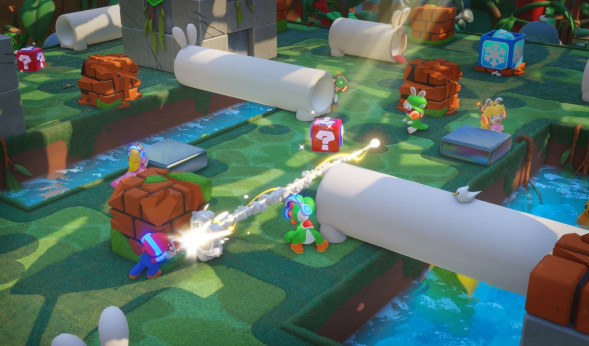 Игра Mario + Rabbids Kingdom Battle [Nintendo Switch, английский язык] в Чите