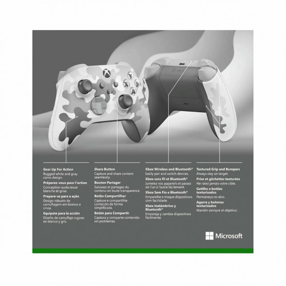 Геймпад Microsoft Xbox Series Controller, Arctic Camo в Чите