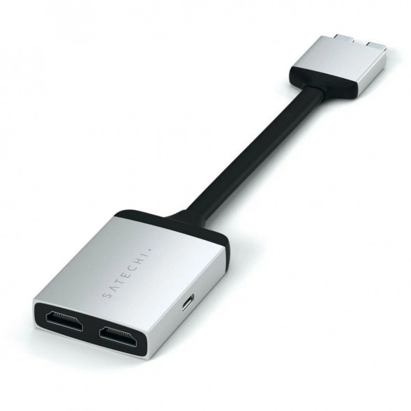 Адаптер Satechi USB-C Dual 4K HDMI Adapter (2xHDMI, USB Type-C) в Чите