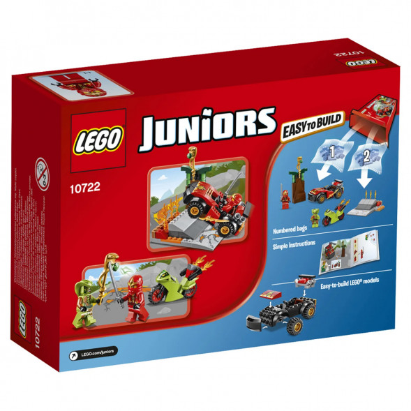 Конструктор LEGO Juniors 10722 Схватка со змеями в Чите