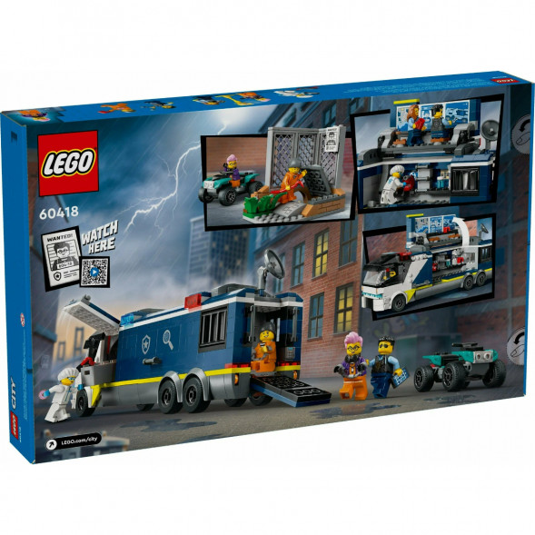 Конструктор LEGO City 60418 Полицейский грузовик криминалистической лаборатории в Чите