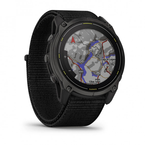 Умные часы Garmin Enduro 3 51mm Black с нейлоновым ремешком UltraFit 010-02751-01 в Чите