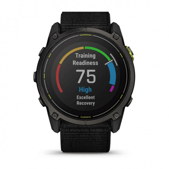 Умные часы Garmin Enduro 3 51mm Black с нейлоновым ремешком UltraFit 010-02751-01 в Чите