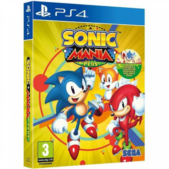 Игра Sonic Mania Plus (+ Артбук) [PS4, русские субтитры] в Чите