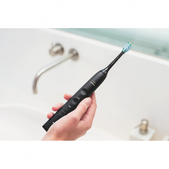 Набор из 2 электрических зубных щеток Philips Sonicare DiamondClean 9000 HX9914/54, чёрный в Чите