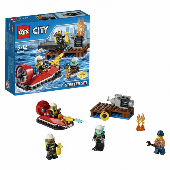 Конструктор LEGO City Fire 60106 Пожарная охрана в Чите