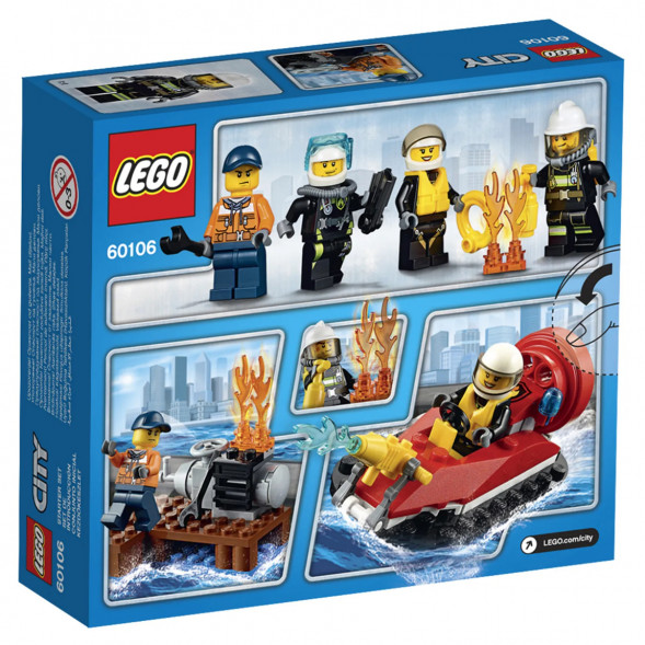 Конструктор LEGO City Fire 60106 Пожарная охрана в Чите