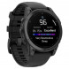 Умные часы Garmin Fenix E 47мм Amoled Slate Grey Steel с чёрным силиконовым ремешком 010-03025-01 в Чите