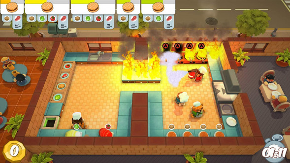 Игра Overcooked &amp;amp; Overcooked 2 [Nintendo Switch, английская версия] в Чите