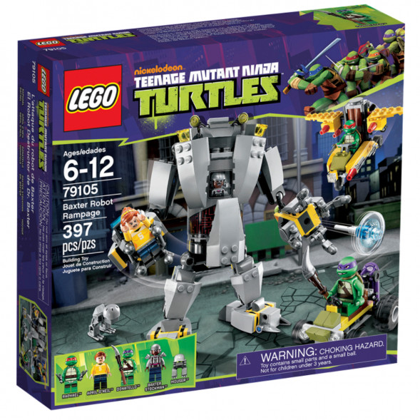 Конструктор LEGO Teenage Mutant Ninja Turtle 79105 Нападение робота Бакстера в Чите