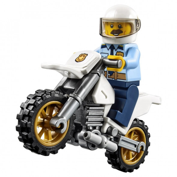 Конструктор LEGO City Police 60137 Побег на буксировщике в Чите